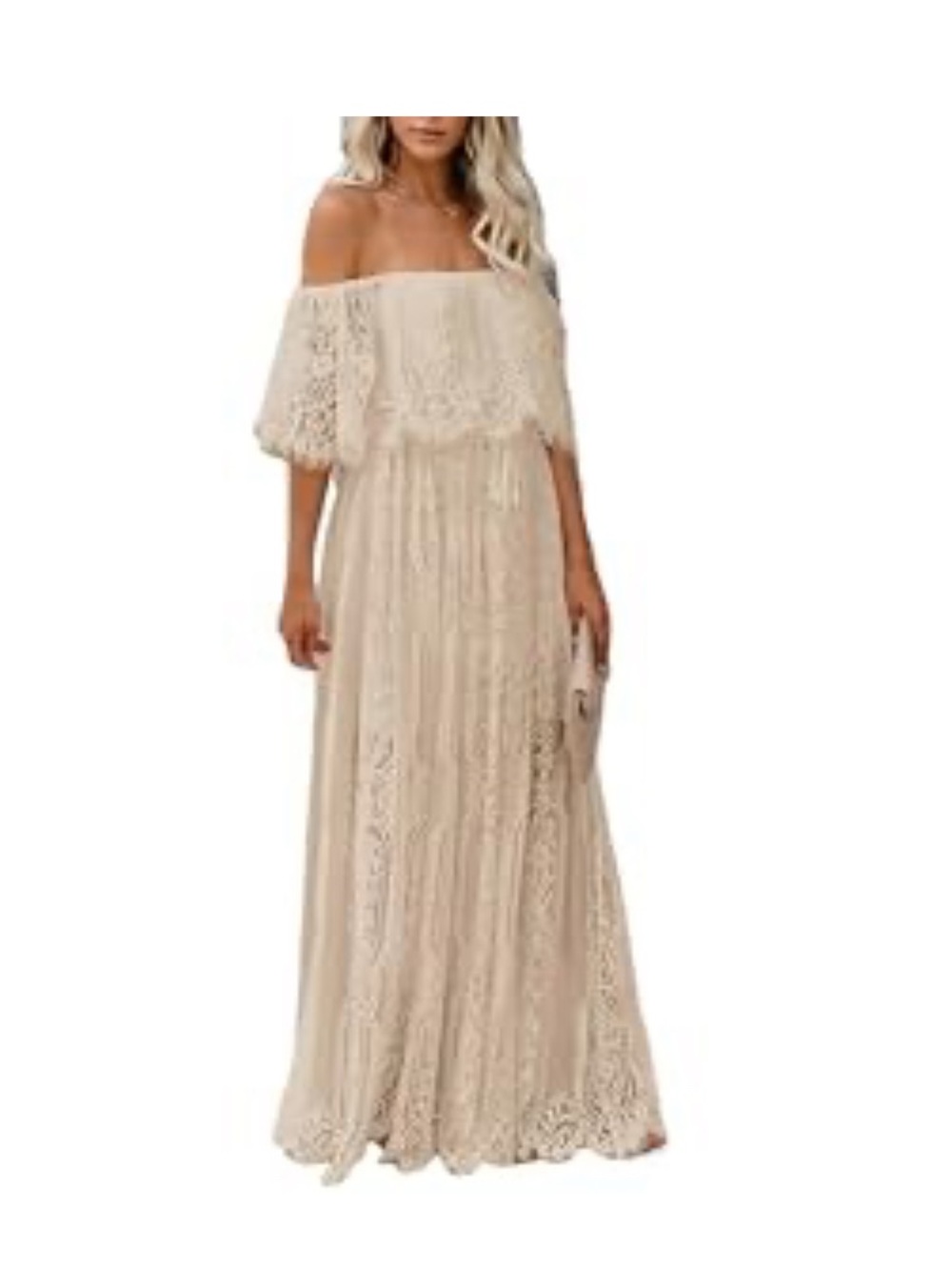 Size 2XL lace maxi dress